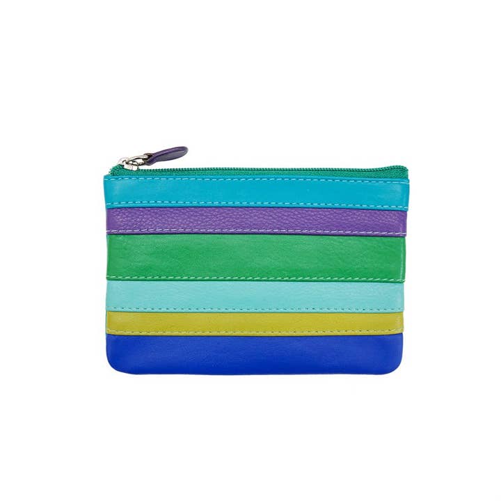 COOL TROPICS STRIPE RFID COIN PURSE

