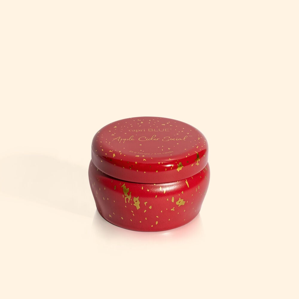 GLIMMER APPLE CIDER SOCIAL MINI TIN CANDLE