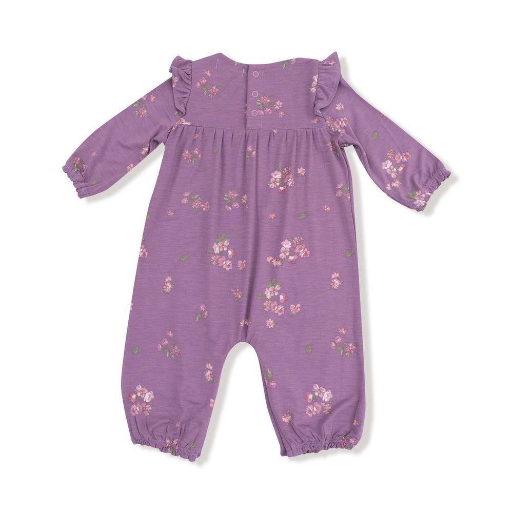 WOODSORREL RUFFLE SLEEVE ROMPER
