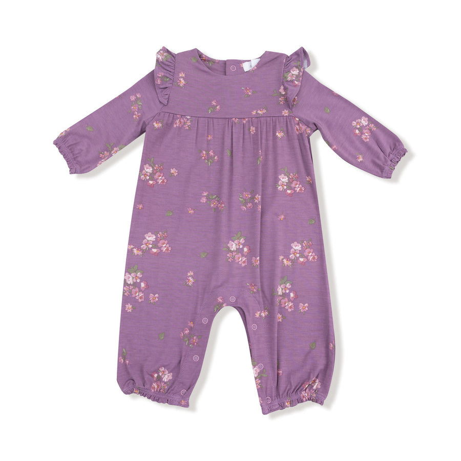 WOODSORREL RUFFLE SLEEVE ROMPER
