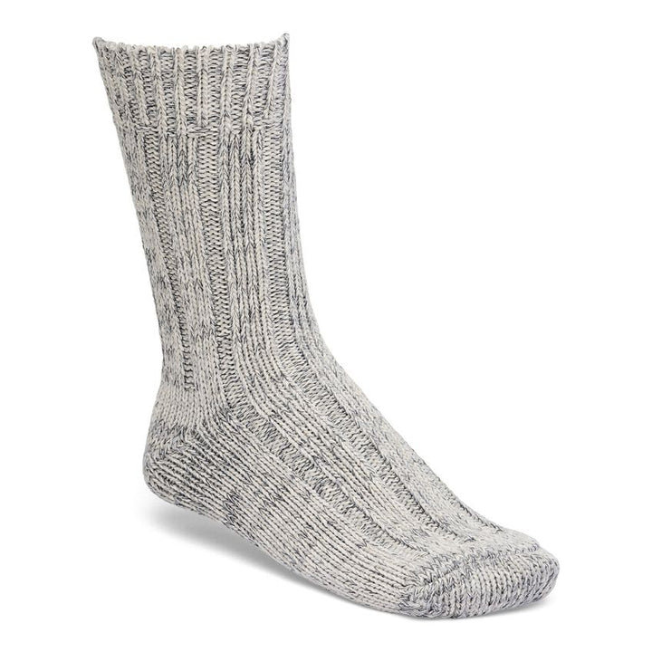 LIGHT GRAY COTTON TWIST SOCKS
