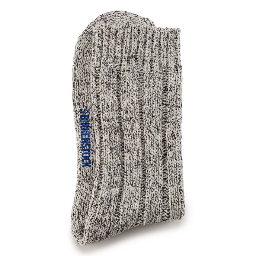 LIGHT GRAY COTTON TWIST SOCKS
