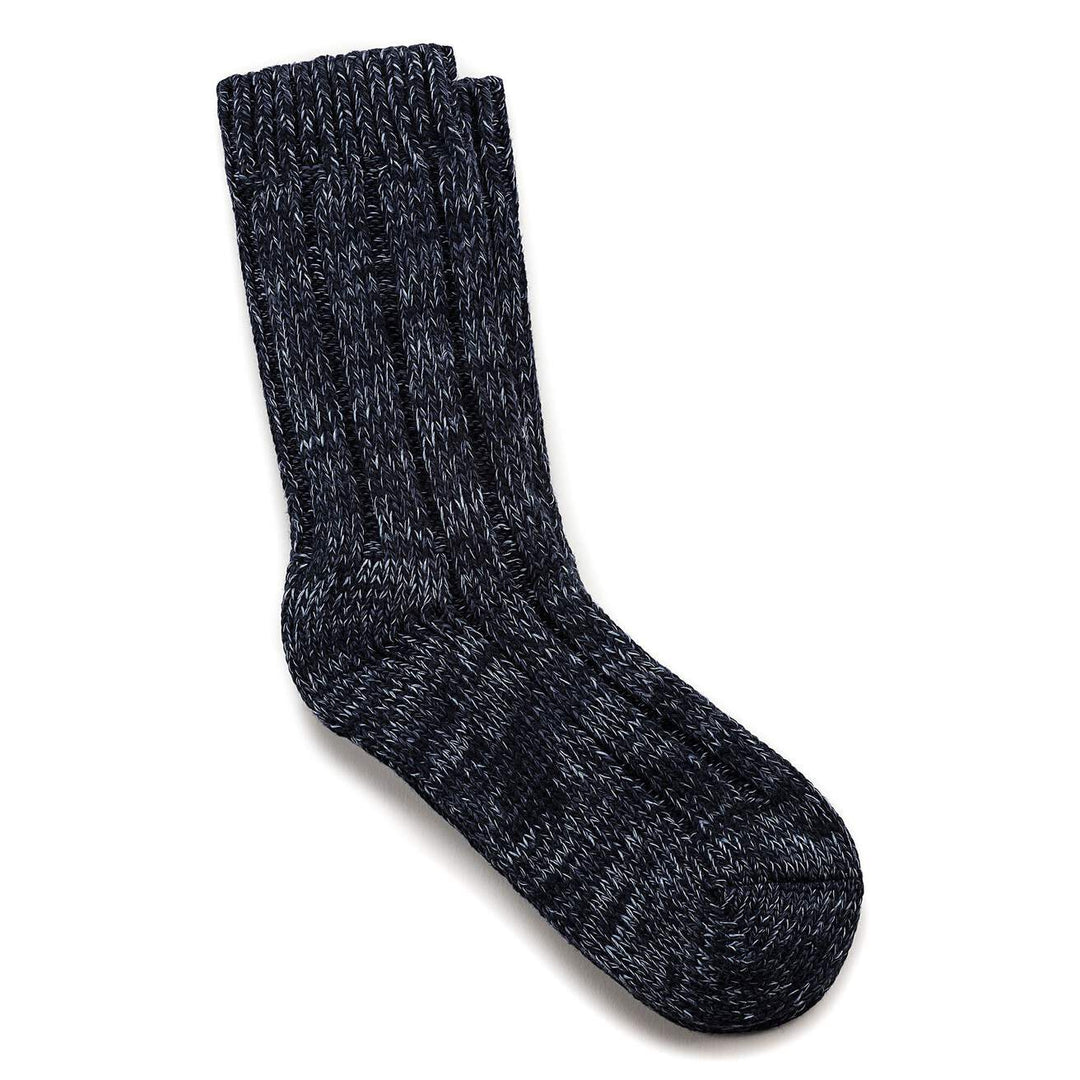 MEN'S BLUE COTTON TWIST SOCKS