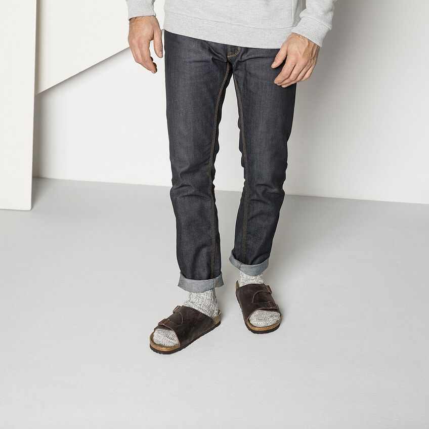 MENS GREY/WHITE COTTON TWIST SOCKS