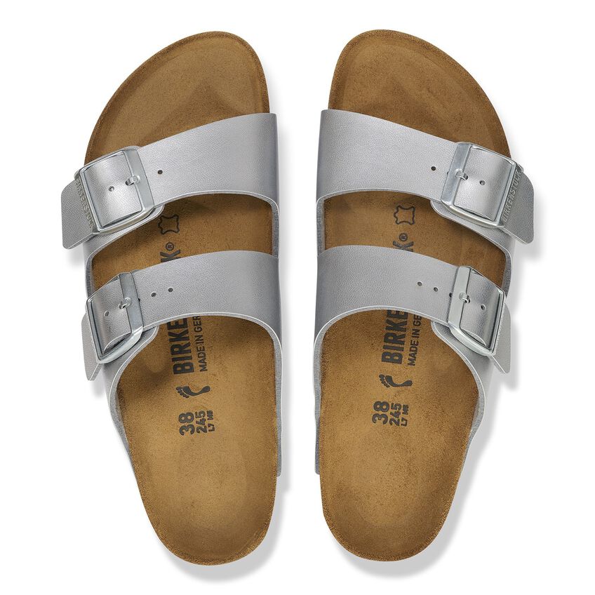 ARIZONA SILVER BIRKO-FLOR SANDALS