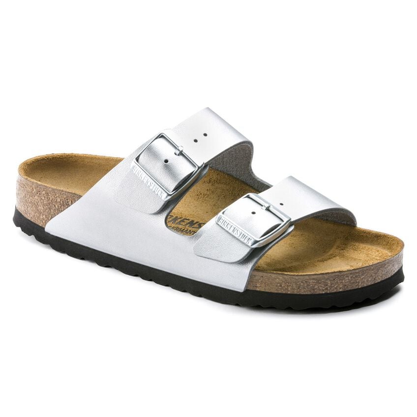ARIZONA SILVER BIRKO-FLOR SANDALS