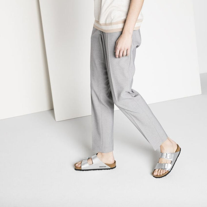 ARIZONA SILVER BIRKO-FLOR SANDALS