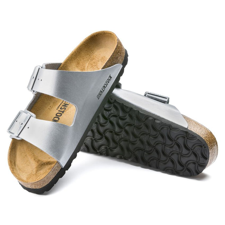 ARIZONA SILVER BIRKO-FLOR SANDALS
