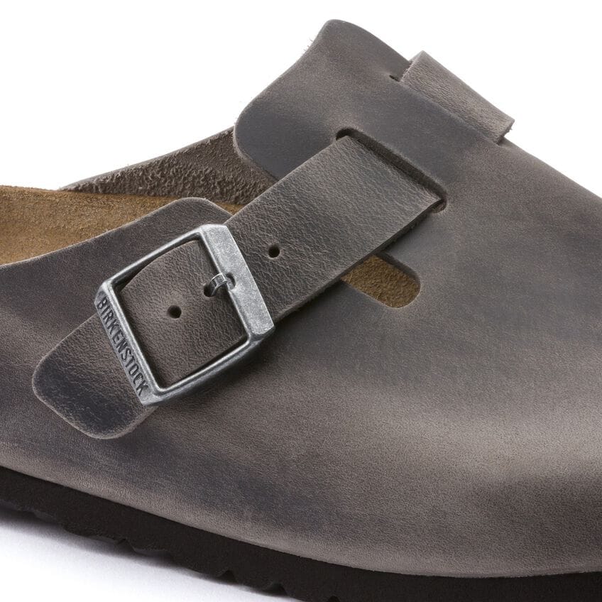BOSTON IRON OILED LEATHER SOFT FOOTBED CLOG
