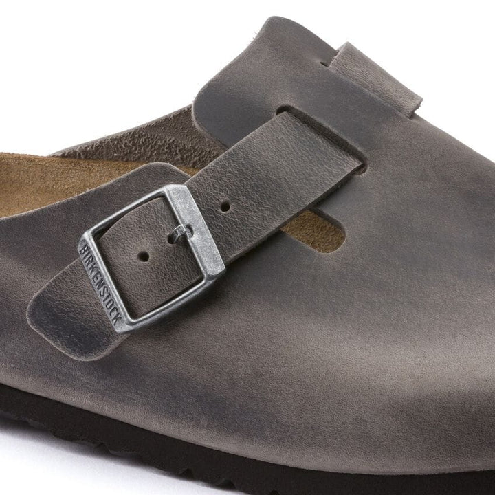 BOSTON IRON OILED LEATHER SOFT FOOTBED CLOG