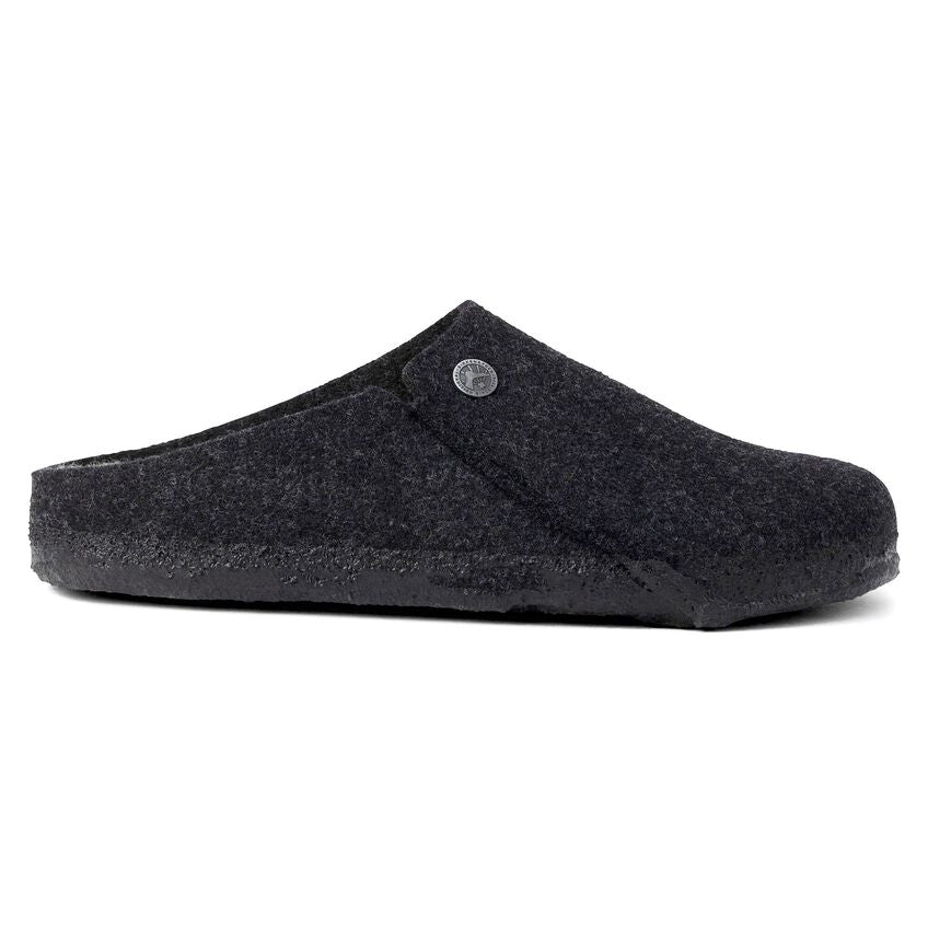 ZERMATT ANTHRACITE WOOL SHEARLING SLIPPERS