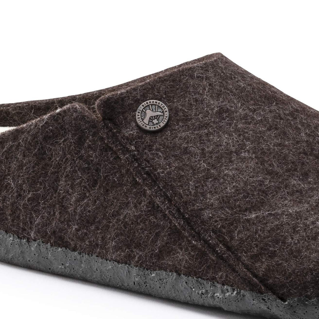 ZERMATT MOCHA SEARLING FELT SLIPPER