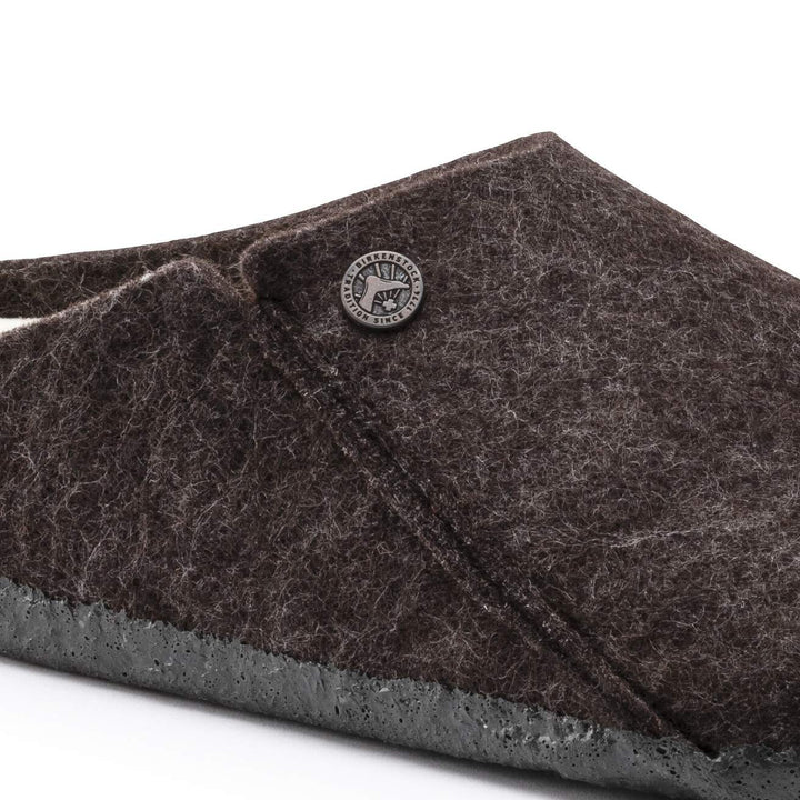 ZERMATT MOCHA SEARLING FELT SLIPPER