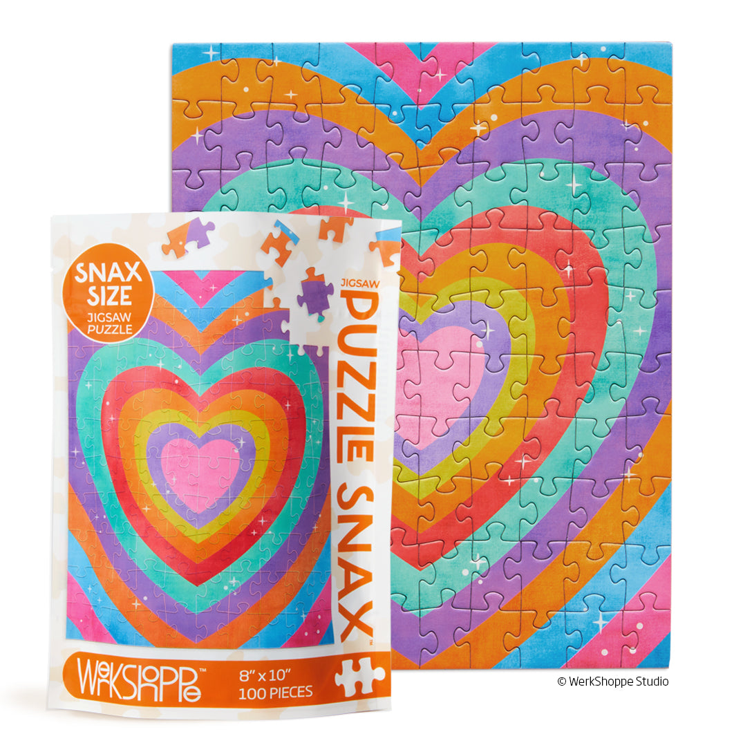 VELVET HEART 100 PIECE PUZZLE SNAX