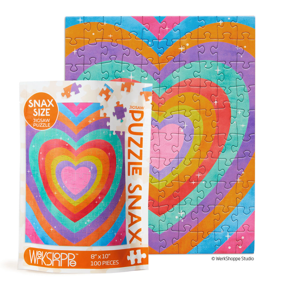 VELVET HEART 100 PIECE PUZZLE SNAX
