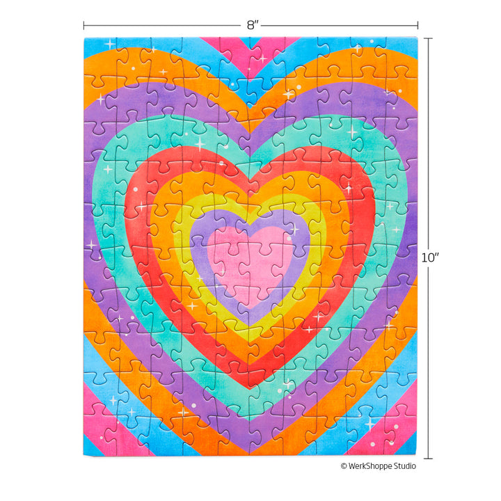 VELVET HEART 100 PIECE PUZZLE SNAX