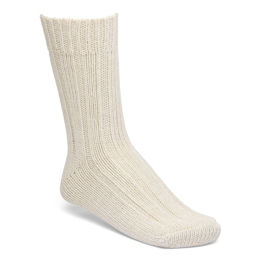OFF WHITE COTTON TWIST SOCKS