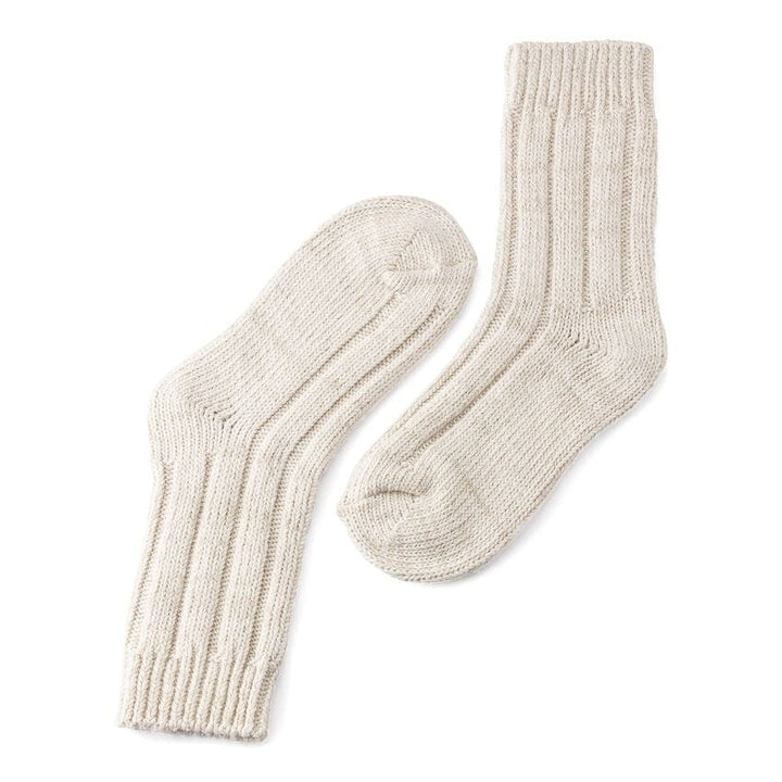 OFF WHITE COTTON TWIST SOCKS