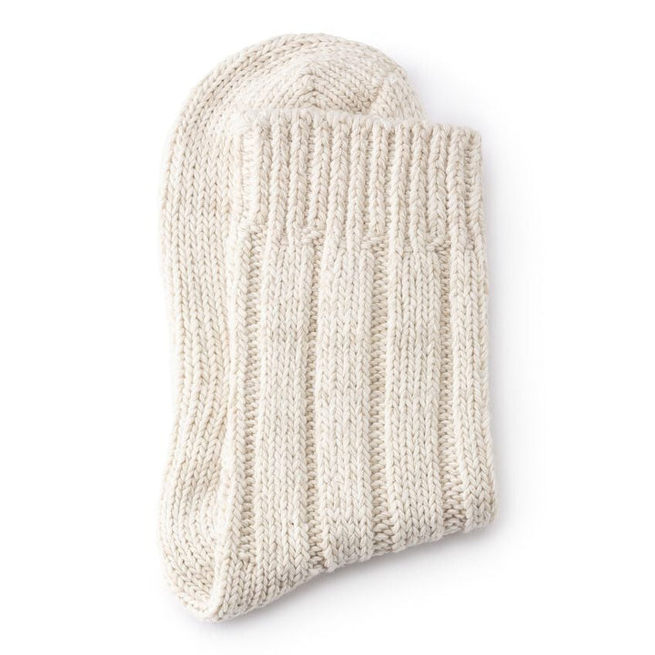 OFF WHITE COTTON TWIST SOCKS