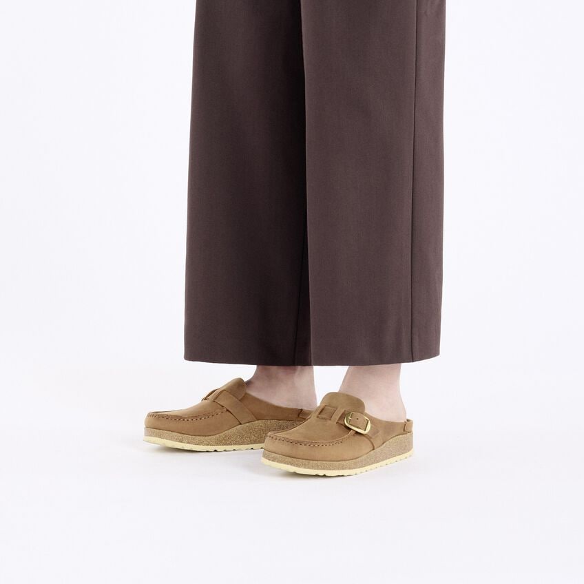 BUCKLEY COGNAC OIL LEATHER CLOG

