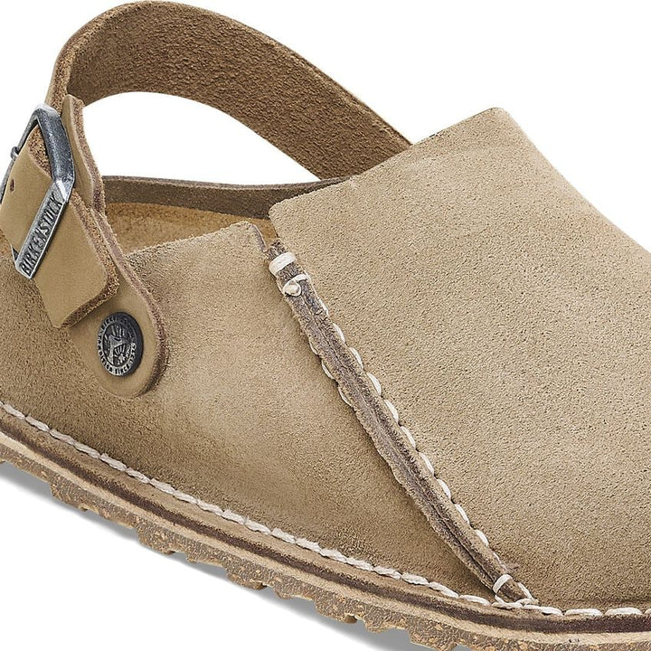LUTRY GRAY TAUPE PREMIUM SUEDE CLOG
