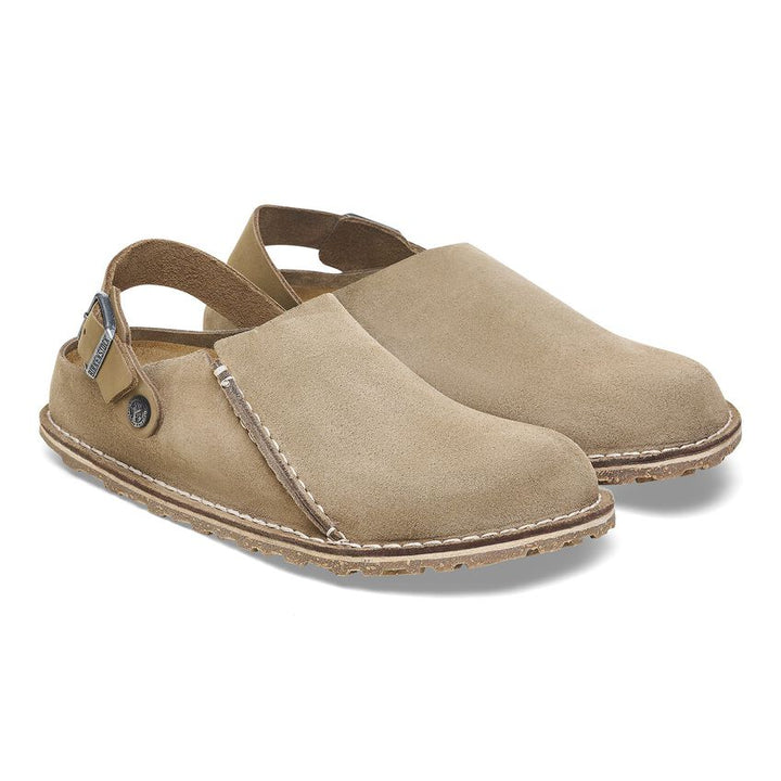 LUTRY GRAY TAUPE PREMIUM SUEDE CLOG