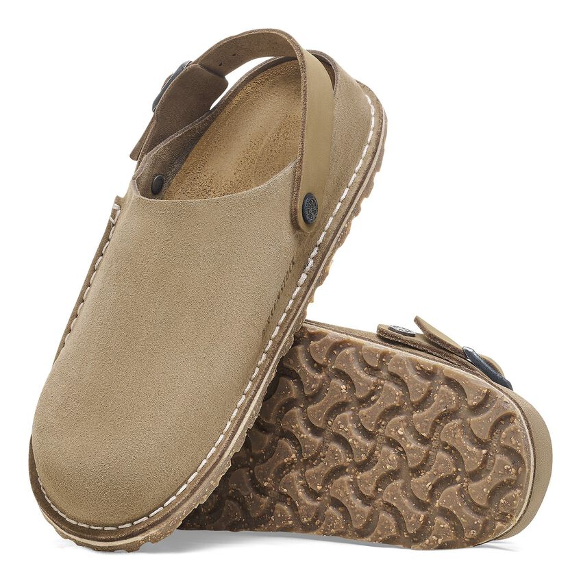 LUTRY GRAY TAUPE PREMIUM SUEDE CLOG