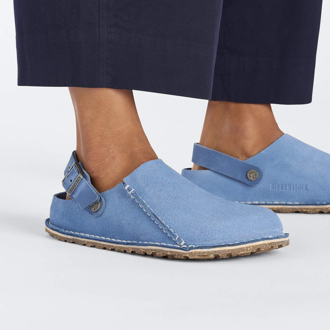 LUTRY ELEMENTAL BLUE PREMIUM SUEDE CLOG