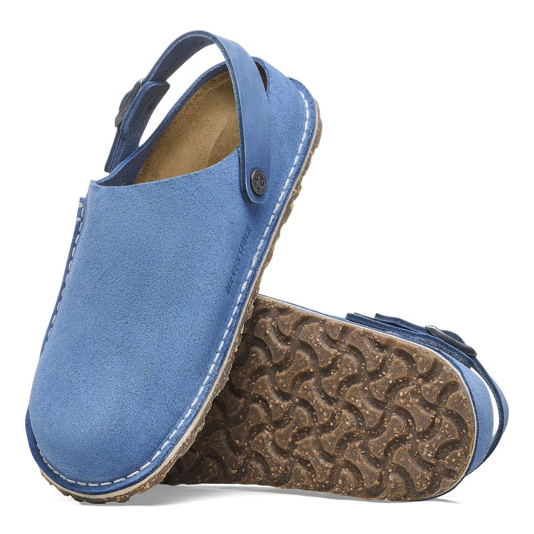 LUTRY ELEMENTAL BLUE PREMIUM SUEDE CLOG