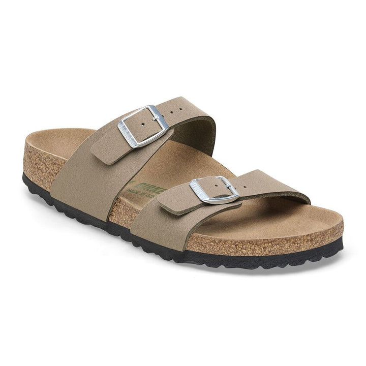 BIRKENSTOCK SYDNEY VEGAN GREY TAUPE SANDAL