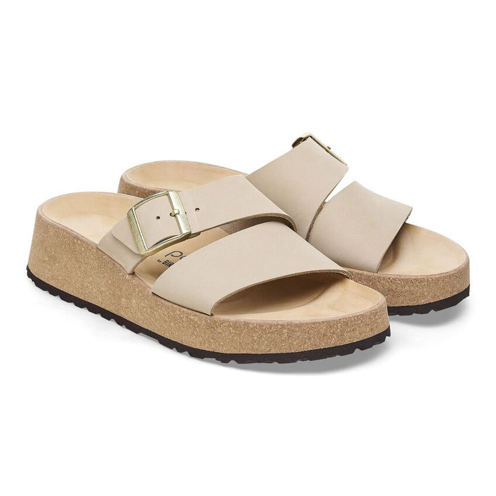 Almina Sandcastle Nubuck Leather Sandal