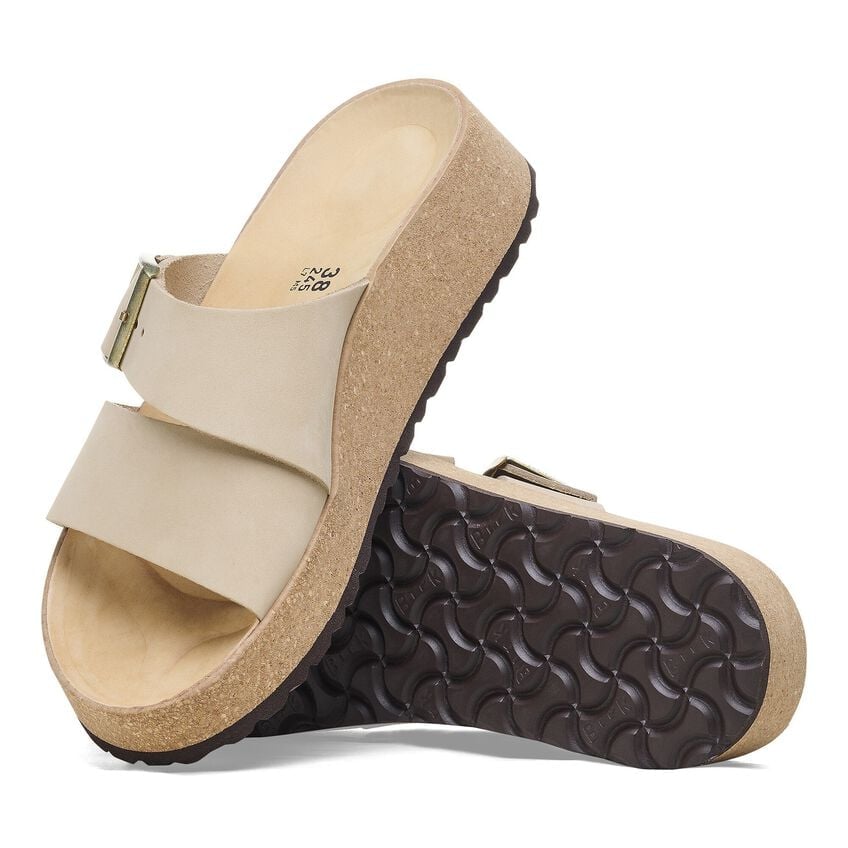 Almina Sandcastle Nubuck Leather Sandal
