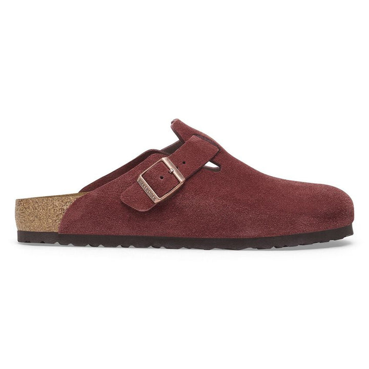BOSTON ZINFANDEL SUEDE LEATHER CLOGS