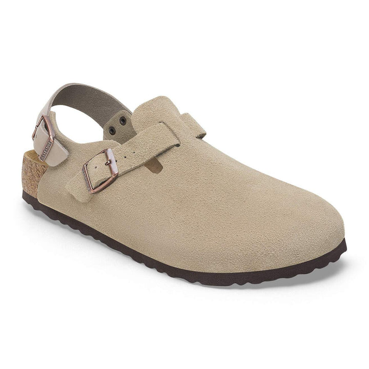 TOKIO TAUPE SUEDE CLOG