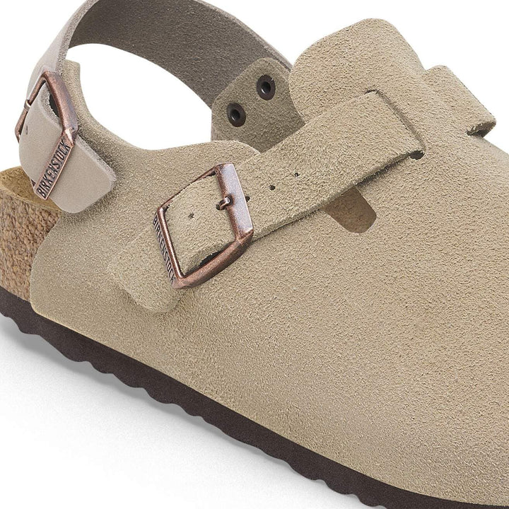 TOKIO TAUPE SUEDE CLOG