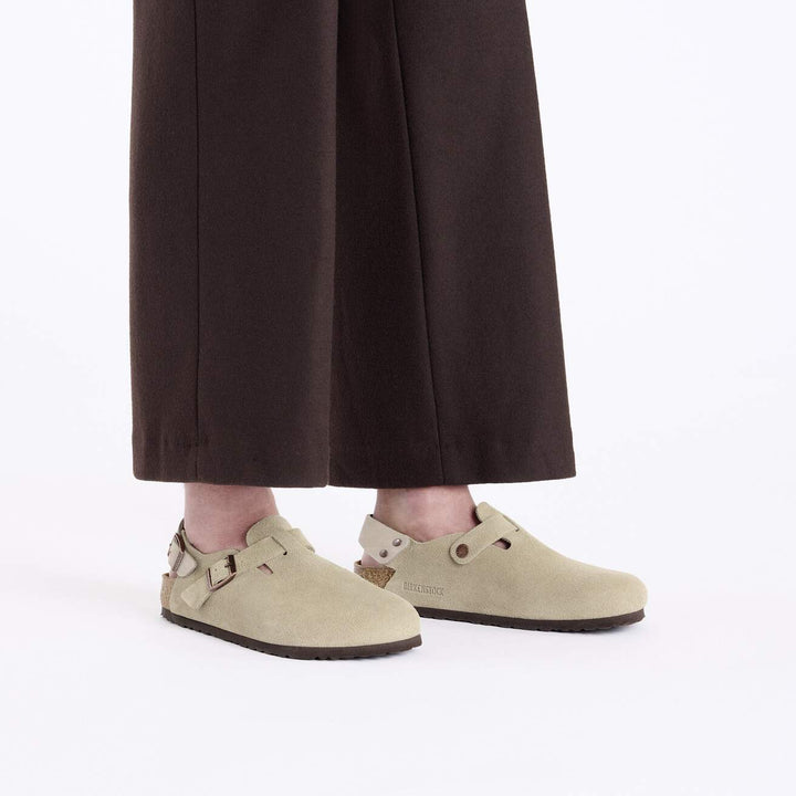 TOKIO TAUPE SUEDE CLOG