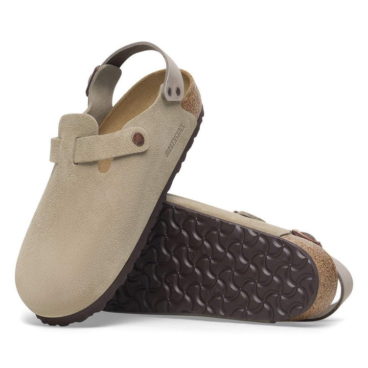 TOKIO TAUPE SUEDE CLOG
