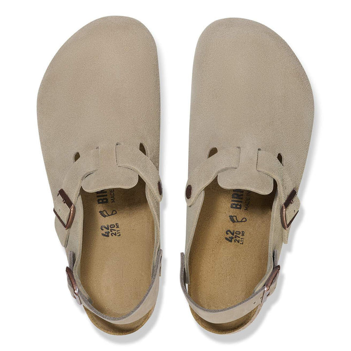 TOKIO TAUPE SUEDE CLOG