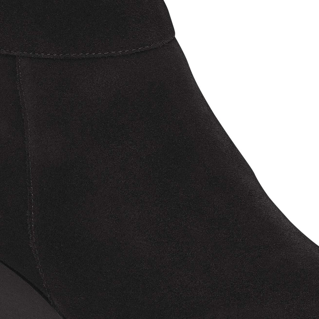 EBBA BLACK SUEDE ANKLE BOOT