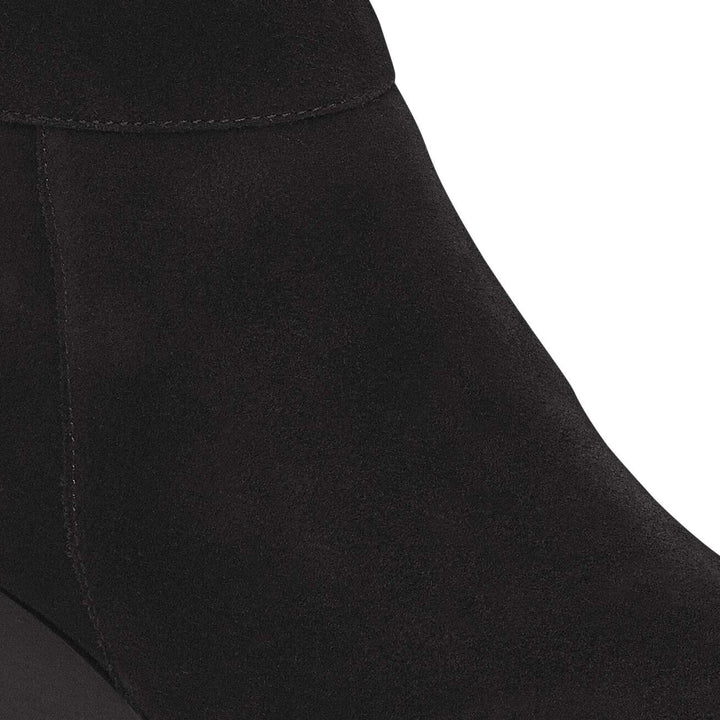 EBBA BLACK SUEDE ANKLE BOOT