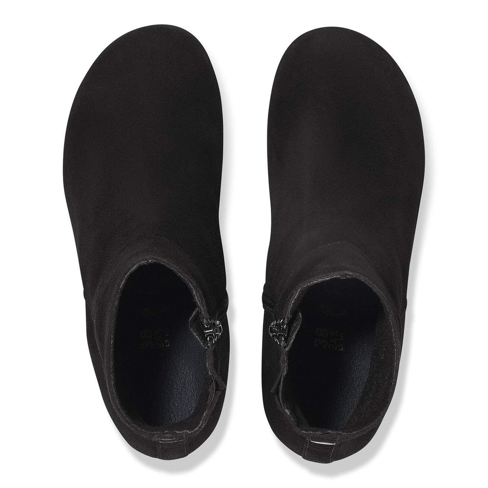 EBBA BLACK SUEDE ANKLE BOOT
