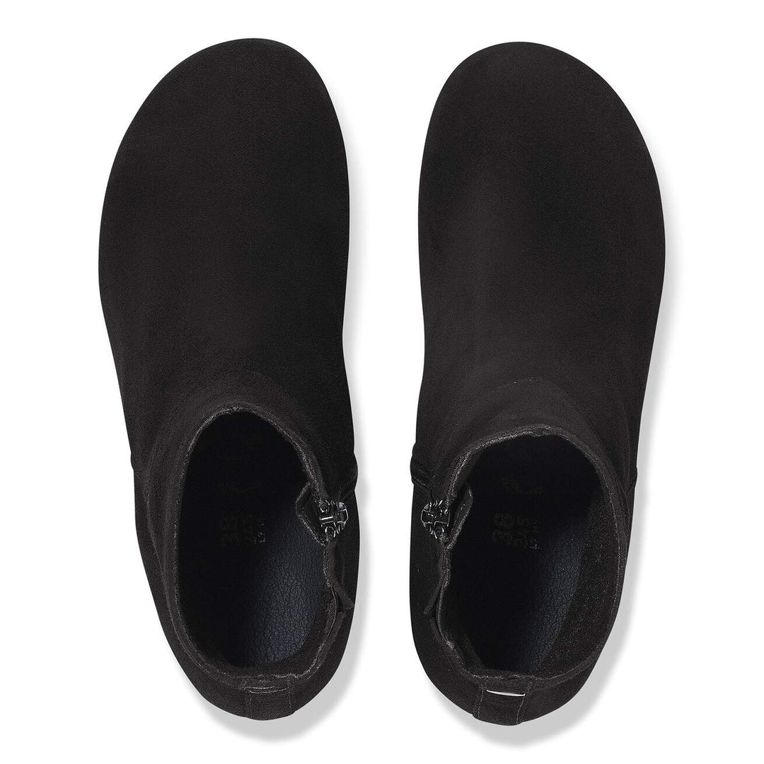 EBBA BLACK SUEDE ANKLE BOOT