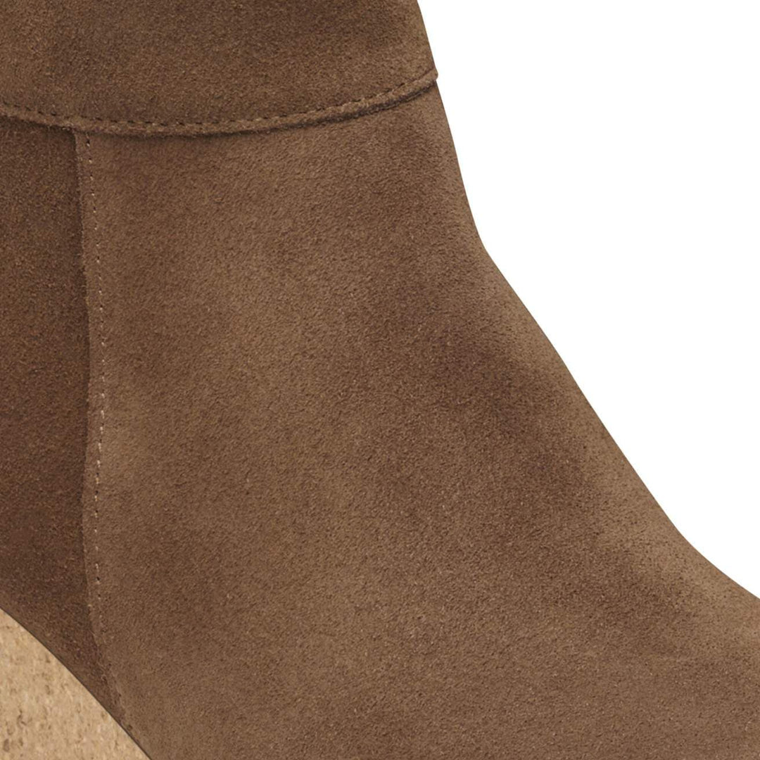EBBA DARK TEA SUEDE ANKLE BOOT