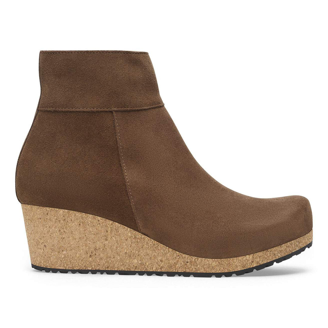 EBBA DARK TEA SUEDE ANKLE BOOT