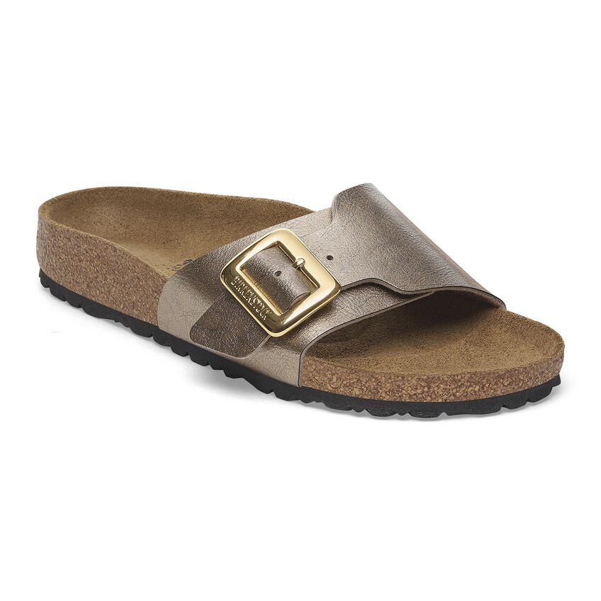 CATALINA GRACEFUL TAUPE LUXE BUCKLE SANDAL