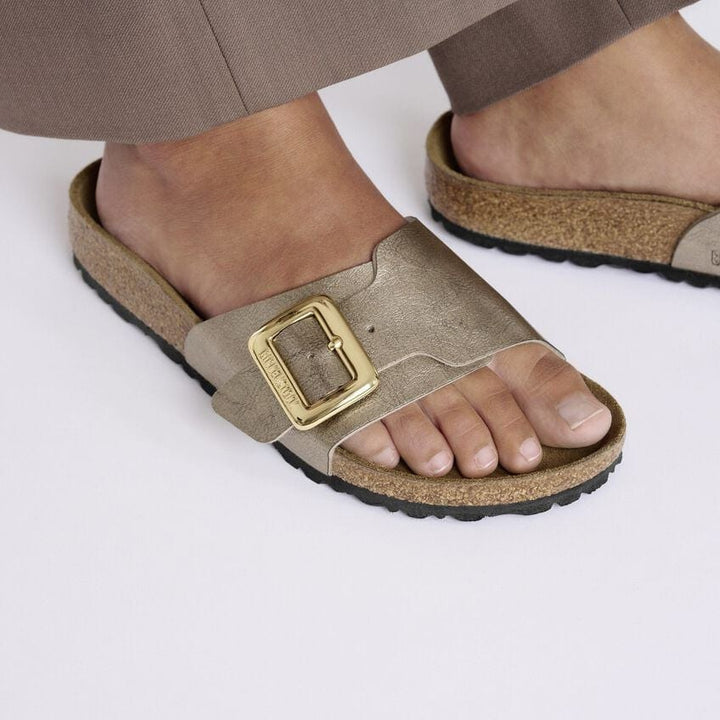 CATALINA GRACEFUL TAUPE LUXE BUCKLE SANDAL