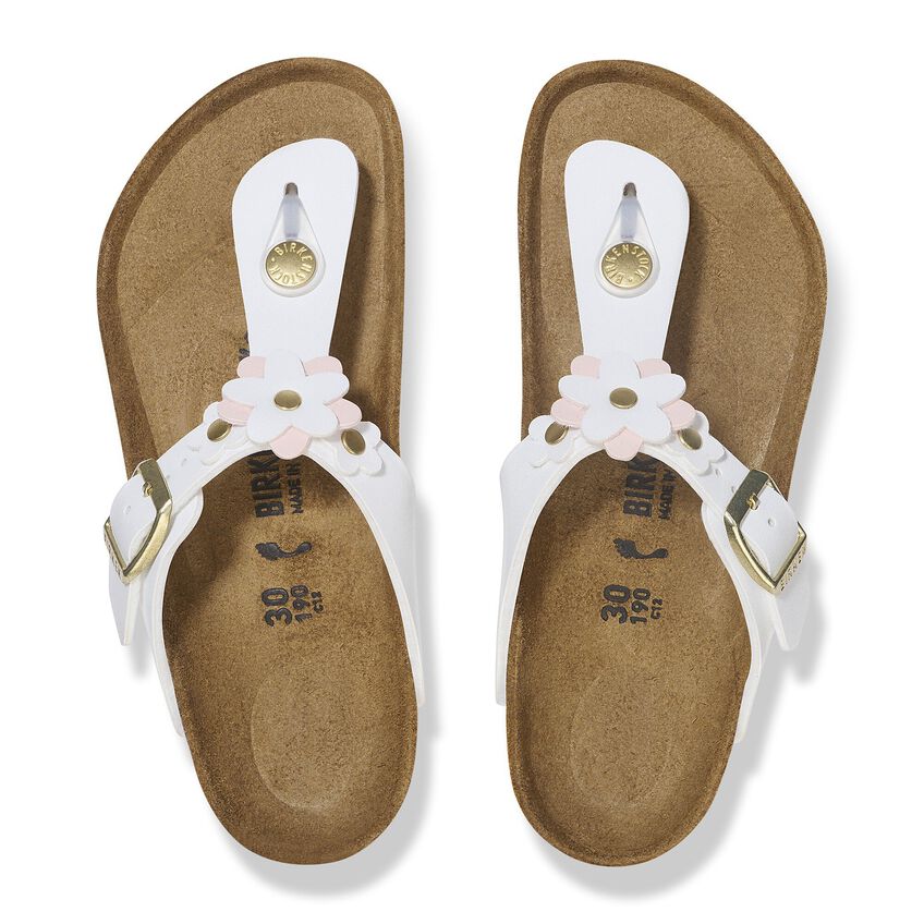 KIDS GIZEH WHITE FLOWERS SANDAL
