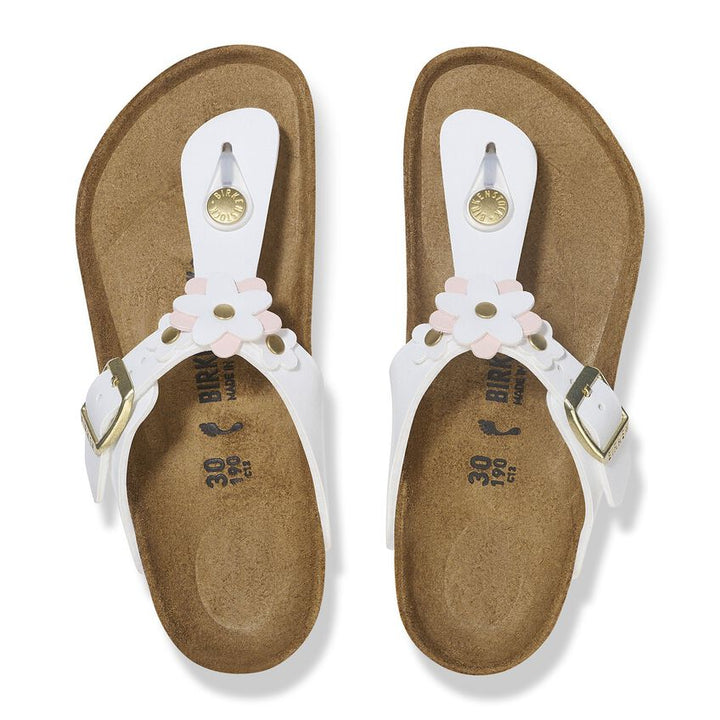KIDS GIZEH WHITE FLOWERS SANDAL