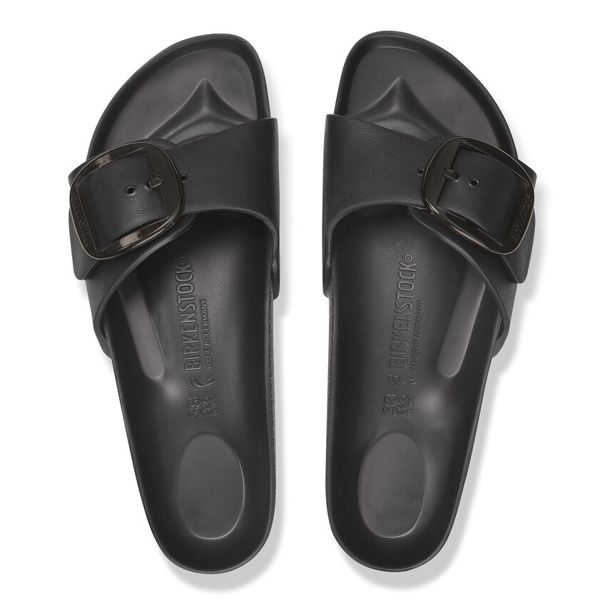 MADRID BIG BUCKLE EVA BLACK SANDAL
