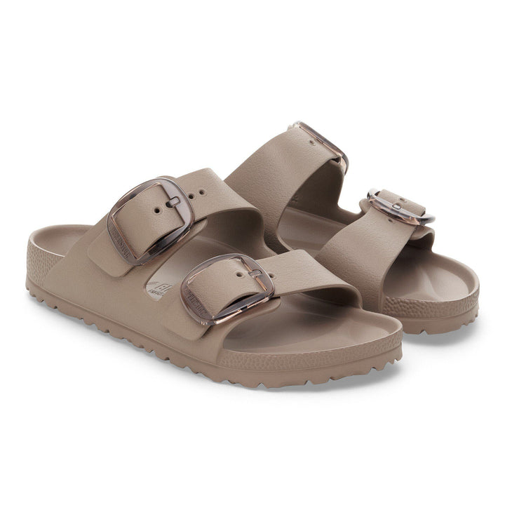 ARIZONA EVA GRAY TAUPE BIG BUCKLE SANDAL